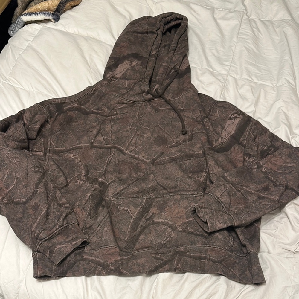 Camo Print Hoodie